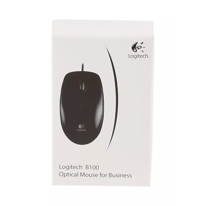 Mouse LOGITECH - B100 - ottico - nero