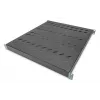 DIGITUS ripiano a montaggio fisso 1U, regolabile per armadi profondi 800 mm, profondità 500 mm, colore nero (RAL 9005)