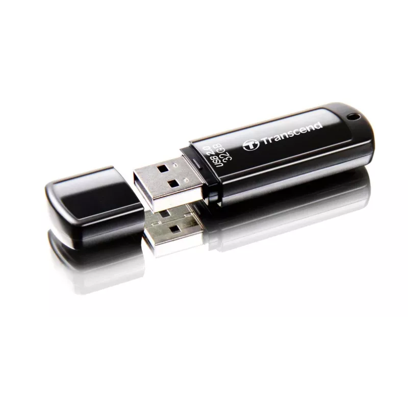 TRANSCEND Jetflash 350 - 32GB chiavetta USB - USB 2.0 - nero