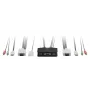 Switch KVM LevelOne 2 porte USB VGA con cavo, supporto audio, 2048 x 1536 pixel, nero