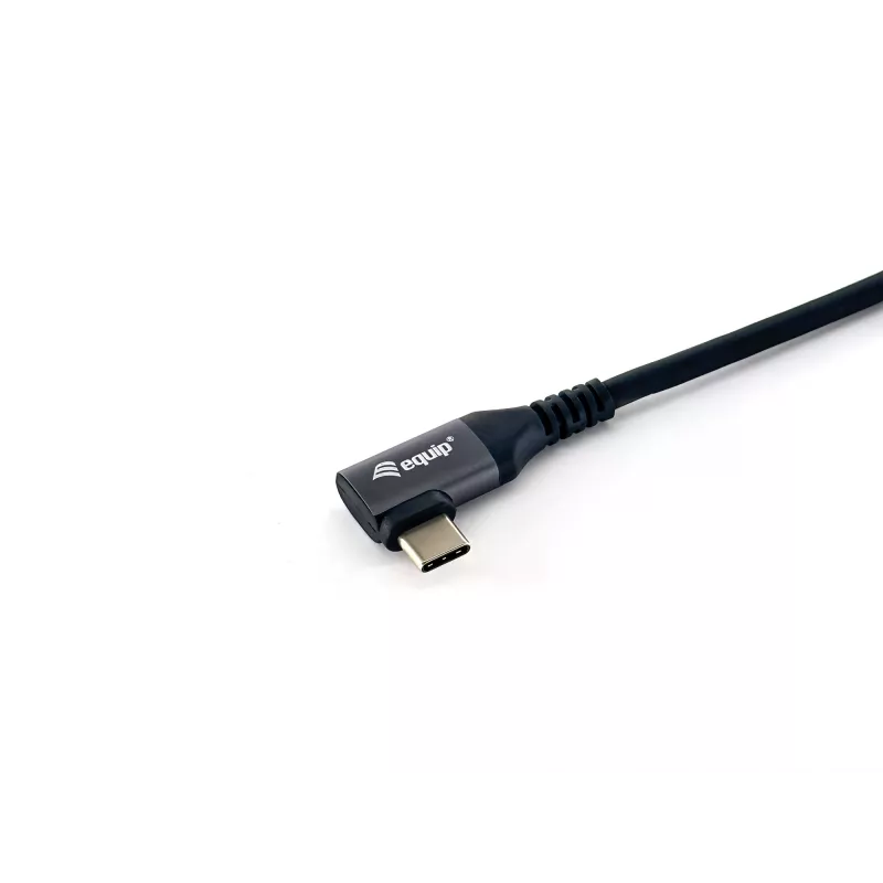 Equip cavo USB 2.0 C a C angolo 90°, M/M, 2,0 m, 100 W con chipset Emark