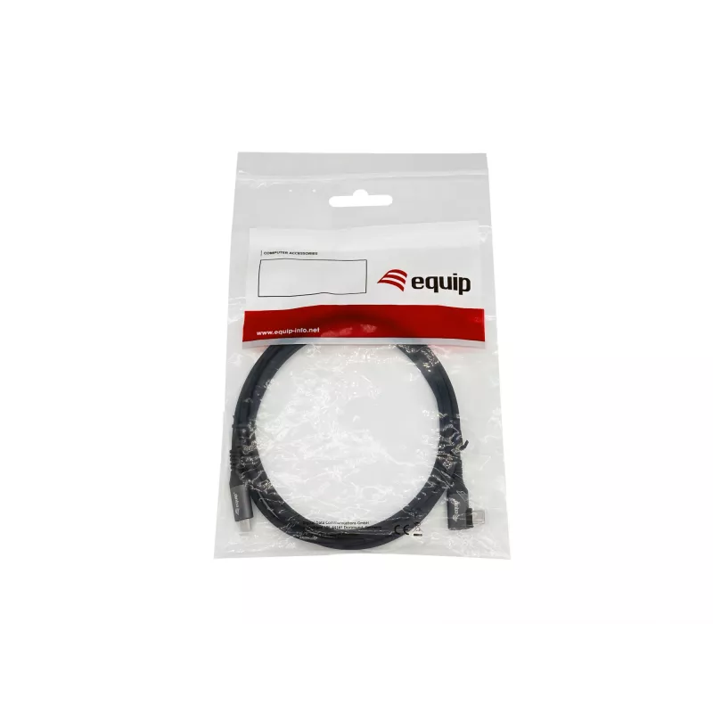 Equip cavo USB 2.0 C a C angolo 90°, M/M, 2,0 m, 100 W con chipset Emark