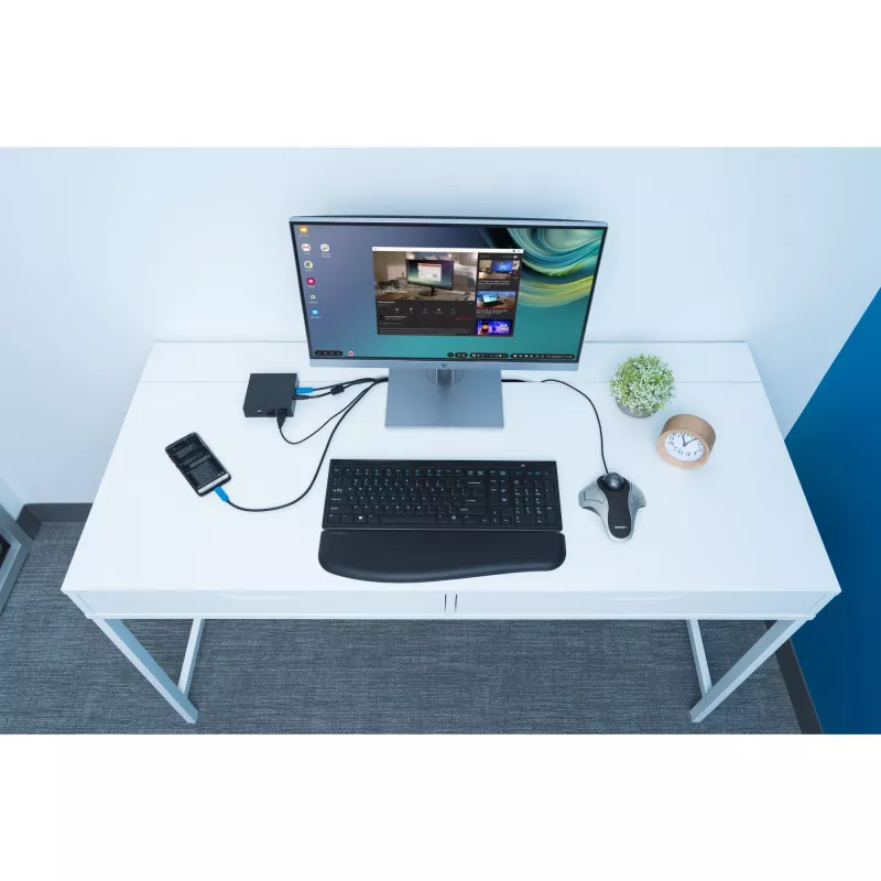 Kensington Orbit trackball ottico, ambidestro, ottico, USB Type-A, argento