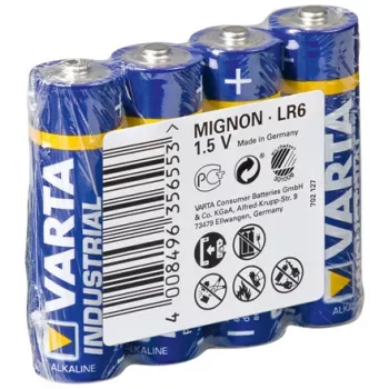 VARTA batteria Industrial Pro Mignon AA LR6 (4x in pellicola)
