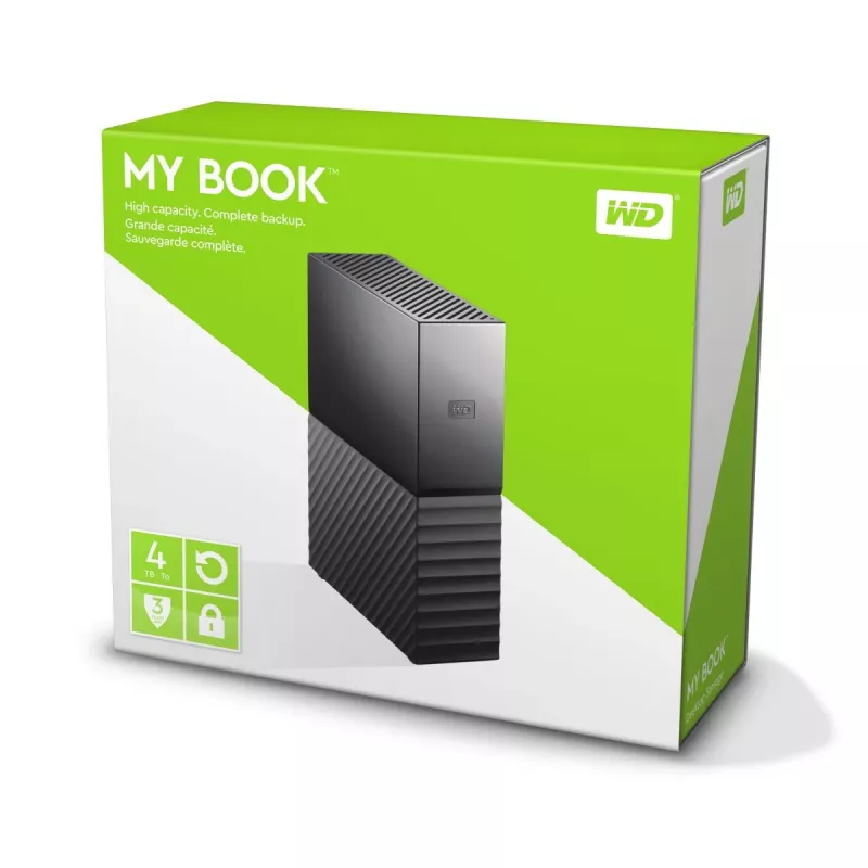 WESTERN DIGITAL disco rigido – My Book – 4 TB – USB-A 3.2 Gen 1