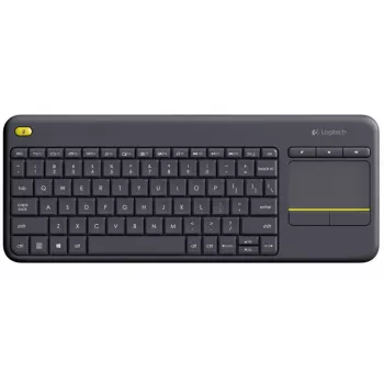 LOGITECH Wireless Touch Keyboard K400 Plus - nero - QWERTZ tedesco