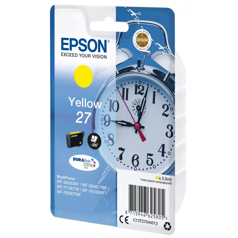 Epson Alarm clock confezione singola giallo 27 DURABrite Ultra Ink