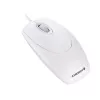 CHERRY WHEELMaus mouse ottico con cavo, grigio chiaro, PS2/USB, ambidestro, ottico, USB Type-A, 1000 DPI, bianco