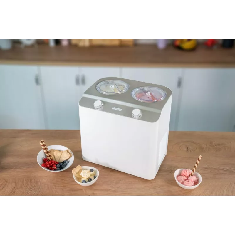 Unold 48830 Doppio gelatiera, bianca