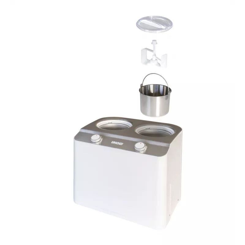 Unold 48830 Doppio gelatiera, bianca