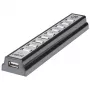 Hub desktop Manhattan USB-A 10 porte, 10 porte USB-A, 480 Mbit/s (USB 2.0), alimentazione tramite USB o alimentatore esterno (non incluso) per prestazioni maggiori sui dispositivi collegati