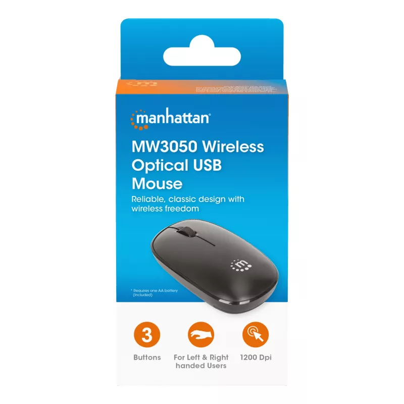 Mouse ottico wireless Manhattan MW3050 USB
