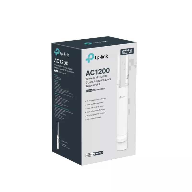TP-Link Festa F52-Outdoor 1200 Mbit/s bianco Power over Ethernet (PoE)