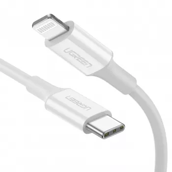 Ugreen 10493 cavo Lightning 1 m bianco