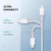 Ugreen 10493 cavo Lightning 1 m bianco