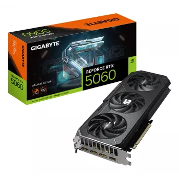 GIGABYTE GeForce RTX 5060 GAMING OC 8G scheda grafica - 8GB GDDR7, 128bit, PCI-E 5.0, 2595 MHz frequenza core, 3 x DisplayPort, 1 x HDMI, GV-N5060GAMING OC-8GD