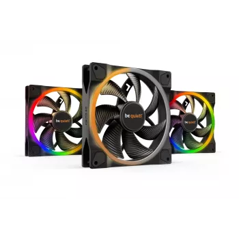 be quiet Light Wings ventola 140mm ARGB PWM nero confezione da 3