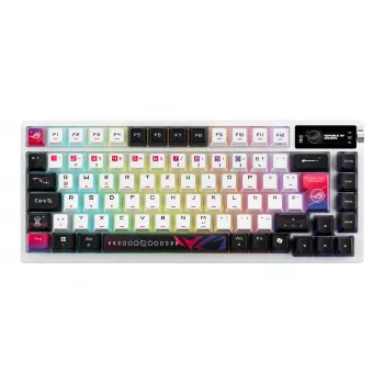 Tastiera ASUS ROG Azoth X Gaming USB + RF Wireless + Bluetooth QWERTZ bianca