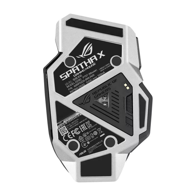 Mouse ASUS ROG Spatha X Gaming per destrorsi RF Wireless + USB Type-C ottico 19000 DPI