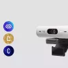 Webcam Logitech Brio 500 Full HD 4MP USB-C bianco