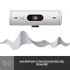 Webcam Logitech Brio 500 Full HD 4MP USB-C bianco