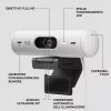 Webcam Logitech Brio 500 Full HD 4MP USB-C bianco