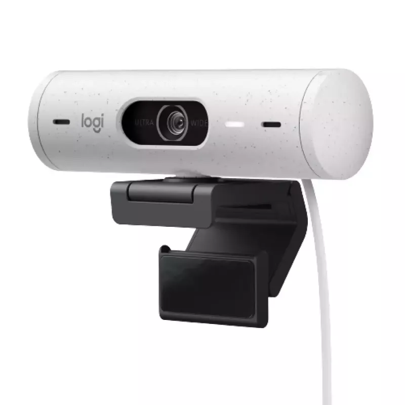 Webcam Logitech Brio 500 Full HD 4MP USB-C bianco