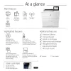 HP LaserJet Enterprise M507x, laser, 1200 x 1200 DPI, A4, 43 ppm, stampa fronte-retro, in rete