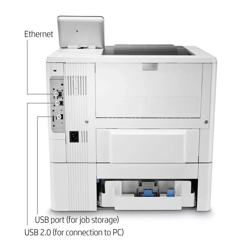 HP LaserJet Enterprise M507x, laser, 1200 x 1200 DPI, A4, 43 ppm, stampa fronte-retro, in rete