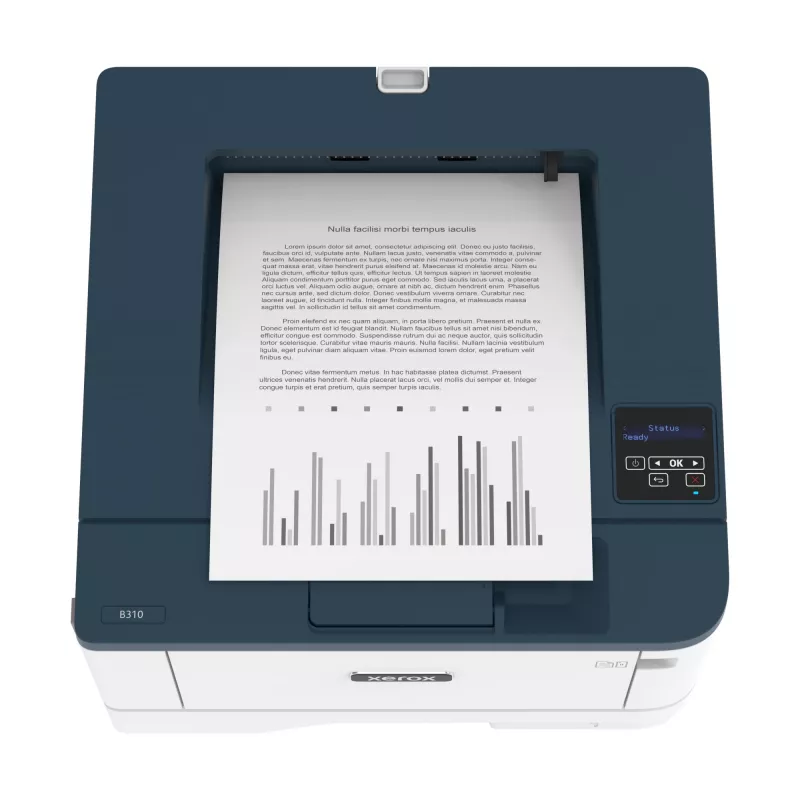 Stampante Xerox B310 A4 40ppm wireless duplex PS3 PCL5e/6 2 vassoi totale 350 fogli
