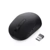 Mouse compatto DELL Pro Plus - MS5120W - nero, ambidestro, ottico, RF Wireless + Bluetooth, 1600 DPI, nero
