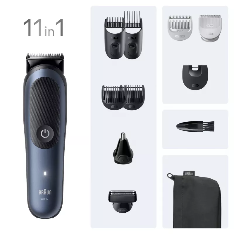 Tagliacapelli Braun AIO7540 nero blu litio-ione 120 min