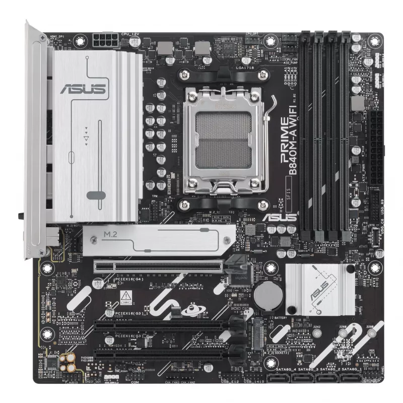 Scheda madre ASUS PRIME B840M-A WIFI AMD B840 socket AM5 micro ATX