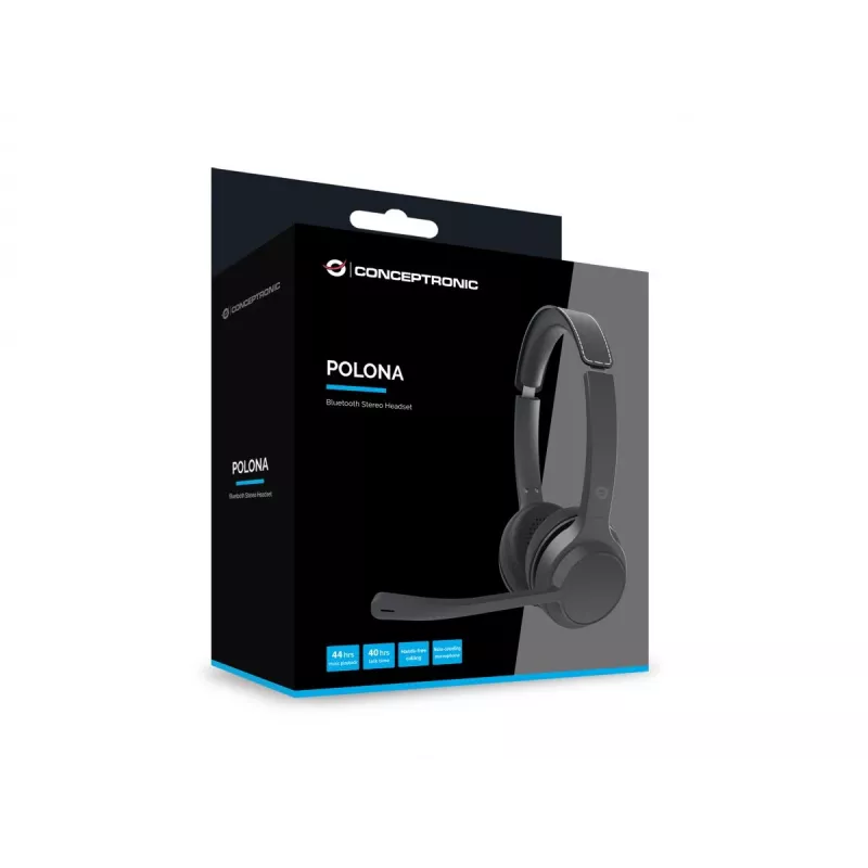 Conceptronic POLONA04B cuffia stereo Bluetooth