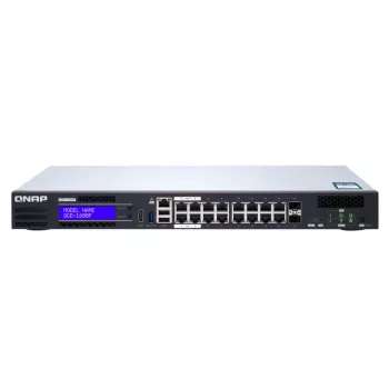 QNAP QGD-1600P managed Gigabit Ethernet (10/100/1000) Power over Ethernet (PoE) 1U nero, grigio