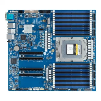 Scheda madre GIGABYTE MZ33-AR0 Extended ATX per AMD EPYC 9004 socket SP5, 24× DDR5 DIMM, 4× PCIe 5.0 x16, 2× RJ-45