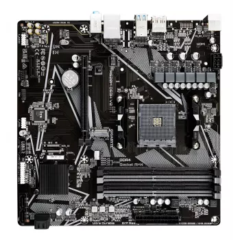 Scheda madre GIGABYTE A520M DS3H V2 - supporta CPU AMD Ryzen 5000 serie AM4, fino a 4733 MHz DDR4 (OC), PCIe 3.0 x16, GbE LAN, USB 3.2 Gen 1