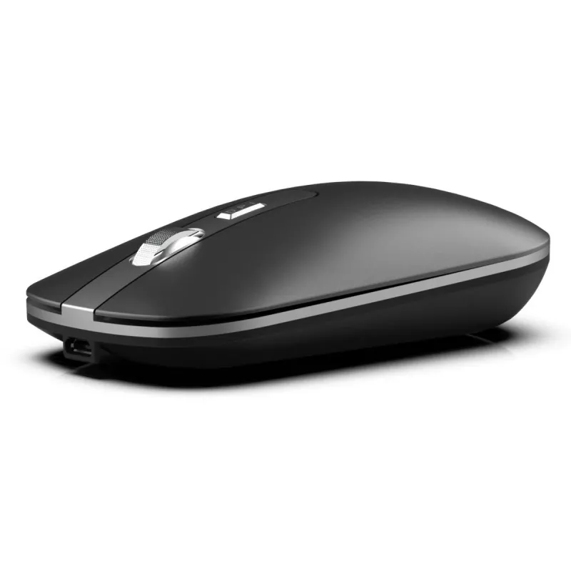 Inca IWM-531RA mouse wireless e Bluetooth, 1600 DPI, pulsante 4D, silenzioso, antracite