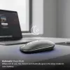 Inca IWM-531RA mouse wireless e Bluetooth, 1600 DPI, pulsante 4D, silenzioso, antracite