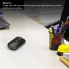 Inca IWM-531RA mouse wireless e Bluetooth, 1600 DPI, pulsante 4D, silenzioso, antracite