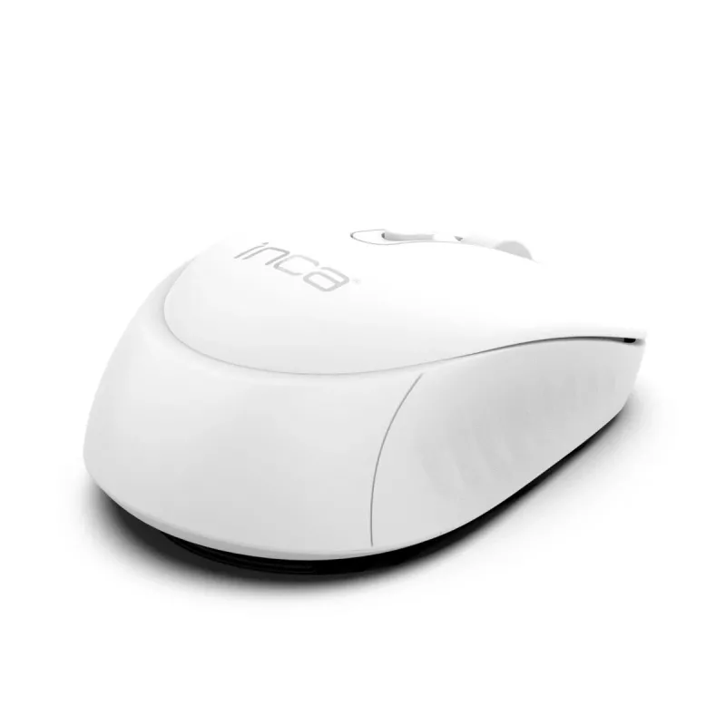 Mouse wireless INCA Iwm-243rb Candy Design - RF Wireless 2,4GHz - 1600dpi - bianco