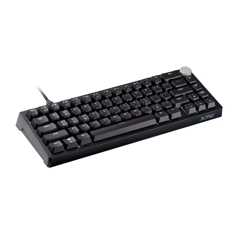 Tastiera gaming XPG SORCERER MINI, con filo, USB, meccanica, QWERTY, LED RGB, nero