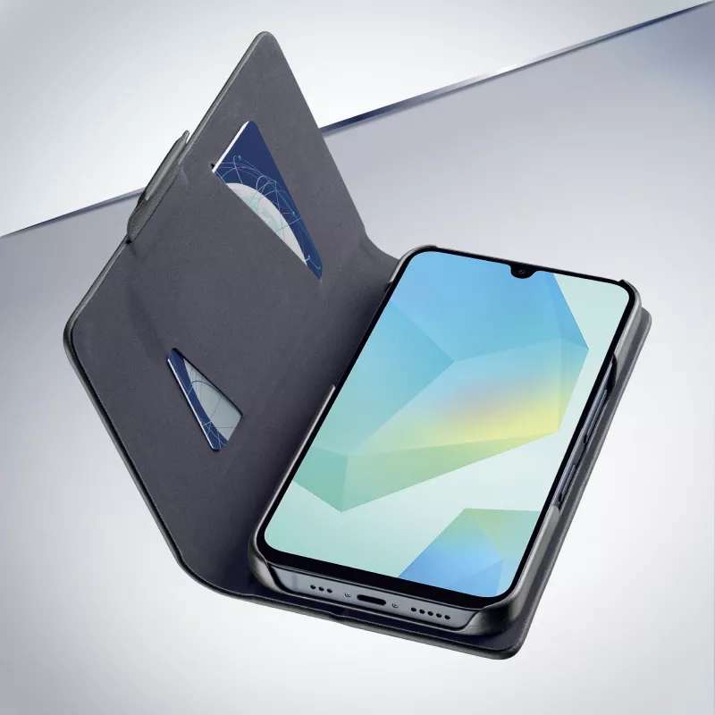 Cellularline Book - custodia a libro per Galaxy A16 con porta carte e chiusura magnetica
