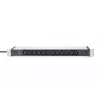 DIGITUS PDU in alluminio 1U per montaggio a rack 12x C13 16A 230VAC 50/60Hz connettore maschio Schuko