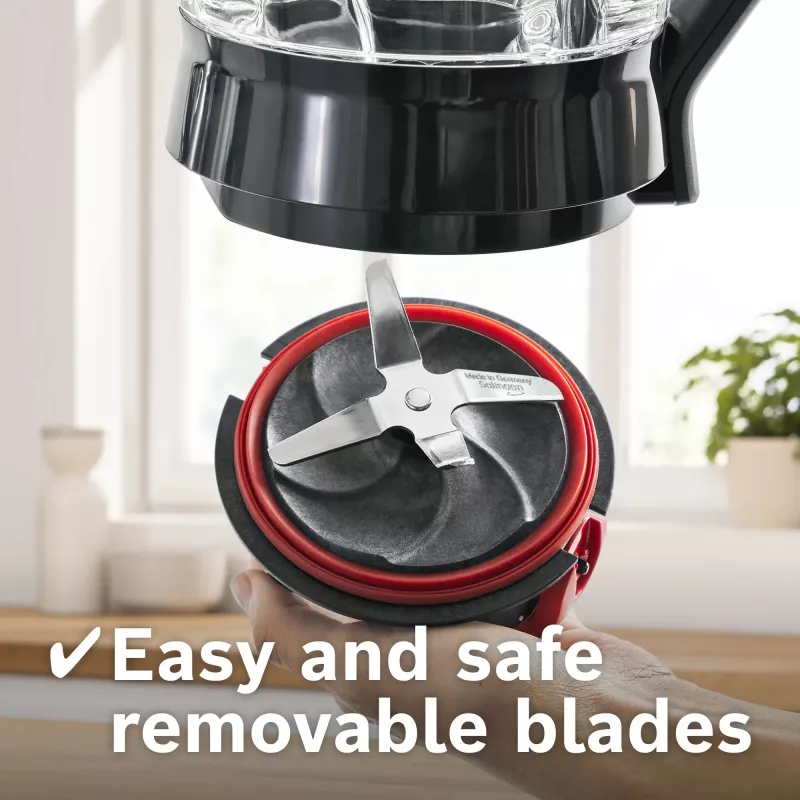 Frullatore da tavolo Bosch Serie 4 MMB6177S 1,5 L 1200 W nero, argento