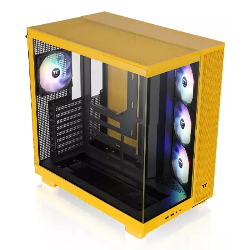 Case per PC Thermaltake View 380 XL TG ARGB Midi Tower giallo
