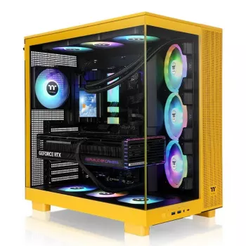 Case per PC Thermaltake View 380 XL TG ARGB Midi Tower giallo