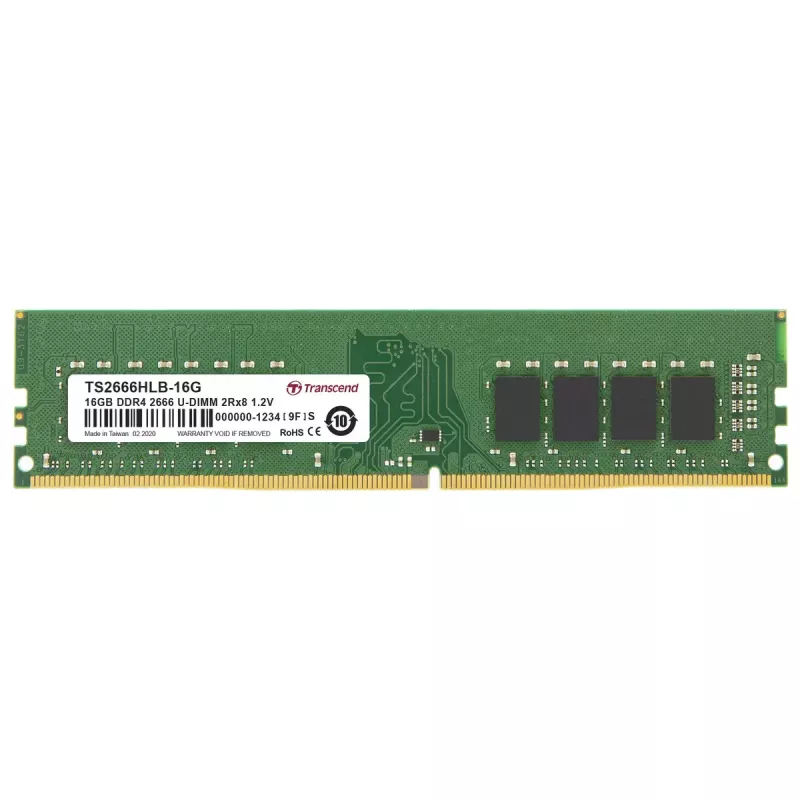 Memoria Transcend DDR4-2666 U-DIMM 16 GB