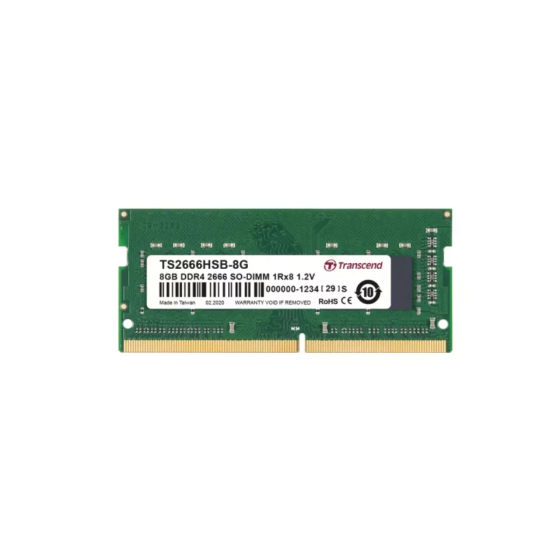 Memoria Transcend DDR4 SO-DIMM 8GB 2666MHz