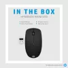 HP X200 mouse wireless 6VY95AA, ottico, 2,4 GHz, ricevitore USB, nero